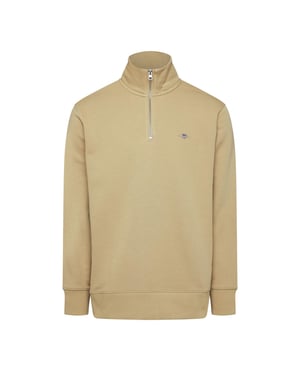 Men's Gant Reg Shield Half in WOODY BEIGE