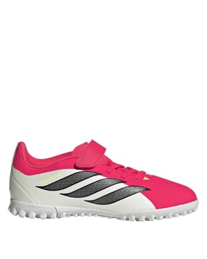 Boys adidas Pred Clb H And L in Lucid Red/Core