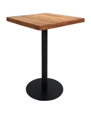 Home67 Bartafel mangohout 70 x 70 cm
