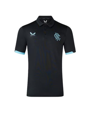 Castore Rangers FC-poloshirt voor kinderen (Briljant wit)