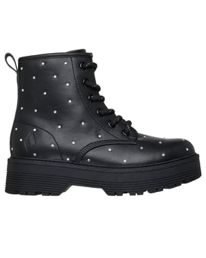 Girls Skechers Ankle Heeled Boot in Black