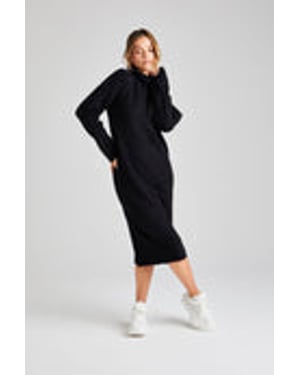 MAXI ROLL NECK DRESS