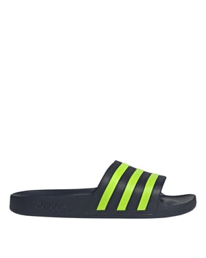Boys adidas Aqua Sliders Unisex Kids in Legink/Luclem
