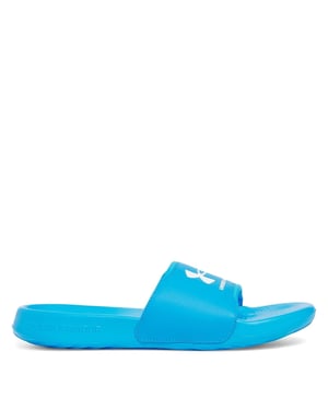 Boys Under Armour Ignite Select Open Toe Slides in Blue