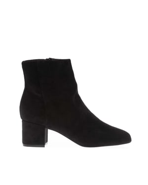 Dune London Dames Prisha Suede Enkellaarsjes (Zwart)