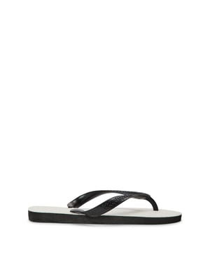 Boys Havaianas Tradicional Black 35 36 Flip Flops Unisex Kids in Black