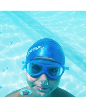 Zoggs Childrens/Kids Phantom 2024 Swimming Goggles (Blue/White)