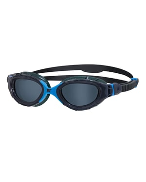 Zoggs Unisex Adult Predator Flex SNR Swimming Goggles (Grey/Blue)