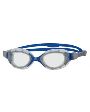 Zoggs Unisex Adult Predator Flex Swimming Goggles (Grey/Blue)