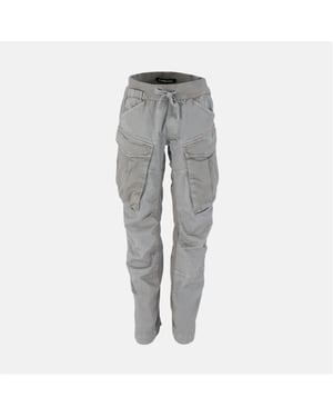 Boys G Star Rovic Zip Solid Patterned Combat Pants in Grey Alloy