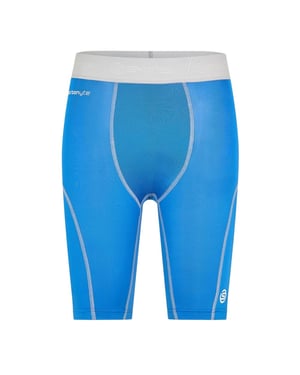 Skins Heren Carbonyte Fitted Compressie Shorts (Blauw)