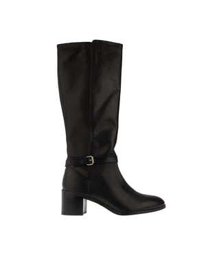 Dune London Dames/Dames Trusti Casual Leren Kniehoge Laarzen (Zwart)