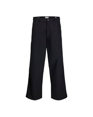 Jack And Jones Heren Owen Wide Leg Chino's (Zwart)