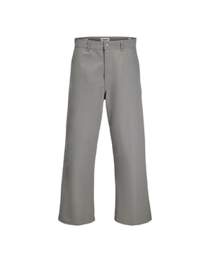 Jack And Jones Heren Owen Wijde Pantalon Chino (Zilver Salie)