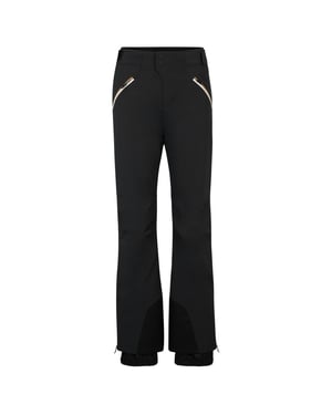 Men's Boss Solid Patterned Straight Salopette in Black
