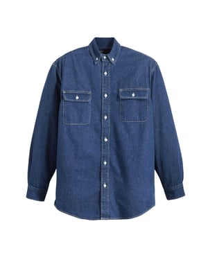 Levis Herr Klassisk Denim Skjorta med Bröstficka (Indigo)