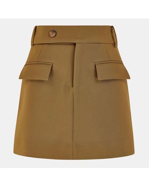 Women's Odd Muse Om The Ultimate Muse Mini A-Line Skirt in Olive