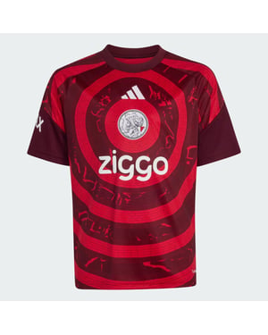 Adidas ajax preshi y replica voetbal trainingshirt korte mouw jongens -