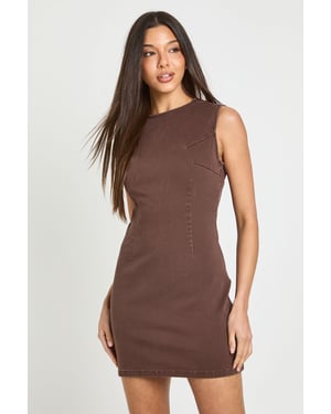 Basic Denim Shift Dress