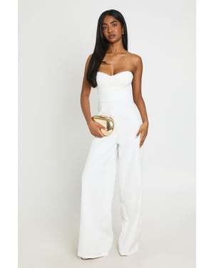 Tailored Sweetheart Bandeau Jumpsuit