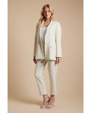 High Waist Tailored Tapered Trouser