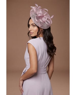 Loop And Feather Upturn Disc Fascinator