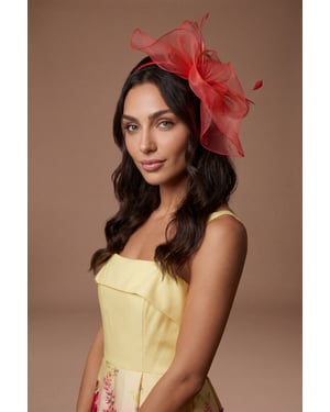 Structured Mesh Bow Flat Fascinator