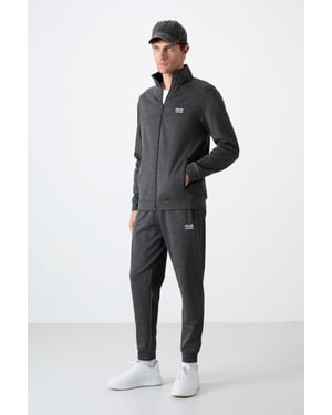 Heren Fleece Sweatshirt en Broek Set