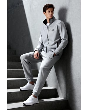 Heren Fleece Sweatshirt en Broek Set
