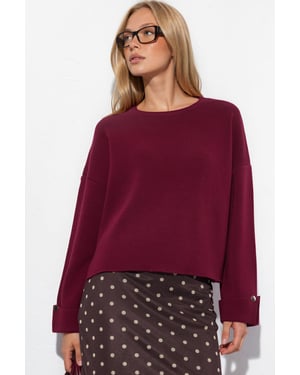 Knop Gedetailleerde Breisweater