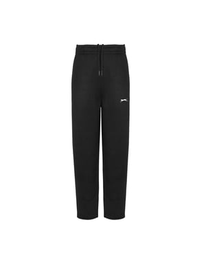 Slazenger Jongens Fleece Open Hem Joggingbroek (Zwart)