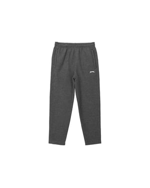 Slazenger Jongens Fleece Open Hem Joggingbroek (Houtskool mergel)