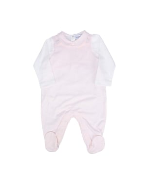 Emporio Armani Babyoverall i bomull för flickor (Rosa)