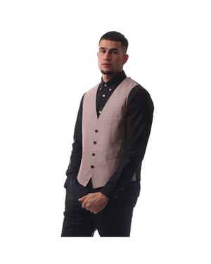 Boss Herenvest met enorme pasvorm (Roze)