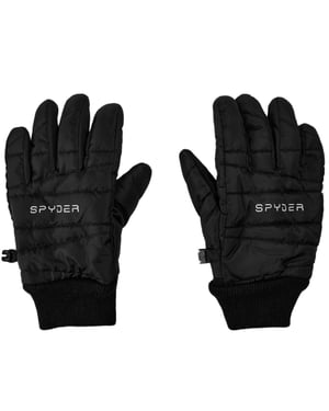 Spyder Quiltade skidhandskar för damer (Svart)