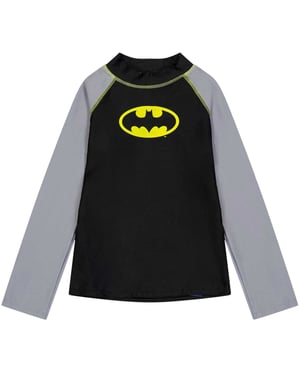 Zoggs Barn Batman Långärmad Simtröja (Svart)