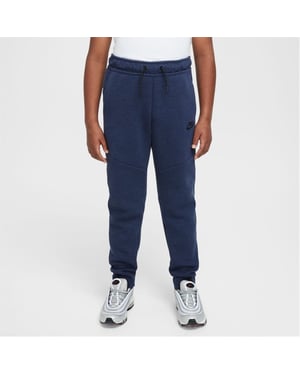 Boys Nike Tech Fleece Big Kids Pants in Obsidian Heathr