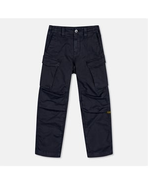 Boys G Star Solid Straight Cargo Trousers in Salute