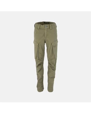 Boys G Star Solid Patterned Flap Pocket Combat Pants in Ensis Green