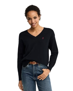 Women's V-Neck Sweater PULLOVER18