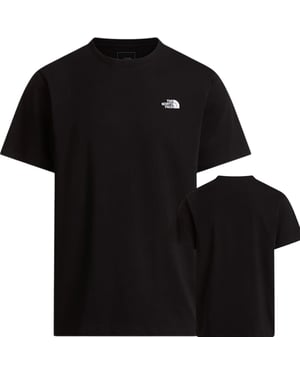 The North Face Men's Evolution embroidered logo Simple Dome T Shirt Black