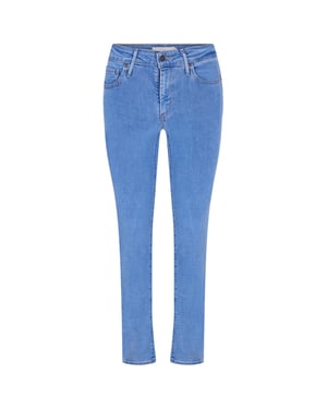 Levis Dammodell 712 – Slim-fit-jeans i denim (Blå)