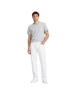 Levis Herenjeans 502 met rechte pijpen (Wit)