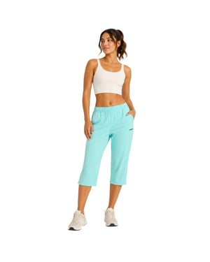 Head Sportieve capribroek voor dames van de Club-collectie (Blauw)