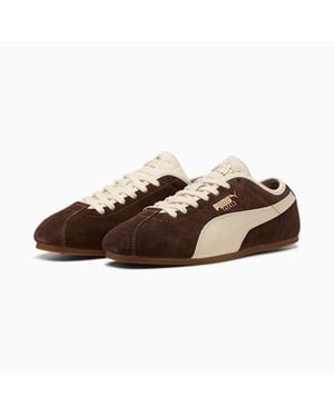 Puma Tackle Suede Choklad/Alpinsnö Sneakers