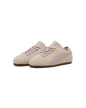 Puma Tackle Suede Dames Trainers Silver Fog/Misty Pink
