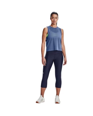 Under Armour Technische leggings voor dames (Blauw)