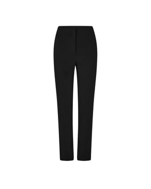 Vila Dames Vivarone Rechte Slim Fit Broek (Zwart)