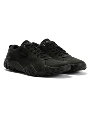 Caterpillar Gridlock Lo Tumbled Nubuck Heren Zwarte Veterschoenen
