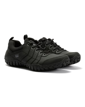 Caterpillar Instruct Suède Heren Zwarte Veterschoenen
